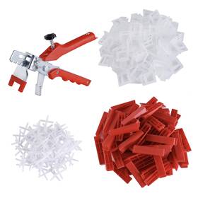 Zorplixen Zpq-1 Tile Leveling System-500 Pcs 1/8inch Spacers 150 1/8 Inch Red
