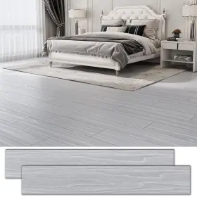 B0f6xy4q51 Zrjt 54 Sq.ft. Peel And Stick Vinyl Floor Tiles 36 X 6 Wood Look Planks Pack