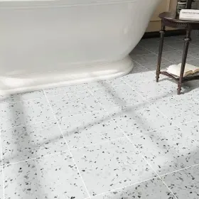 Dbt-f1-9 Zrjt 20-pack Peel And Stick Floor Tiles Vinyl 12 X Inch Self Adhesive Wat