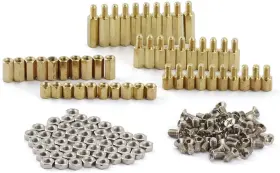 Spacer-m3-a140 Zyamy 150pcs M3 Hex Brass Spacer Standoff Circuit Pcb Silver
