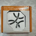 Schluter Systems Kerdi-drain Grate 4-IN Matte White Curve Style KDIF4GRKMBWD6 Open. Price: $145.00.