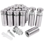 Screws 20 Pcs 1/2 X 1.18IN Stainless Steel Glass Mounting New. Price: $15.78.