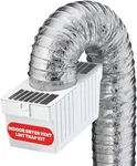 Dryer Lint Trap Kit, Indoor Venting With Supurr-flex Flexible Metallic Duct, Inc New. Price: $28.95.
