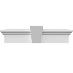 Ekena Millwork Endurathane Traditional Crosshead W/flat Keystone 73 Bottom New. Price: $221.93.