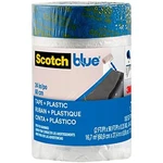 Scotchblue Pre-taped Painter's Plastic, Unfolds To 24 Inches By 30 Yards, New. Price: $21.67.