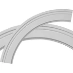 Ekena Millwork CR29MO 3/4"OD X 23 3/4"ID 3"W 3/8"P Monique Ceiling Ring New. Price: $19.69.