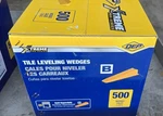Qep 99775 Xtreme Yellow Wedge B Of Two-part Tile Leveling System 500-PK New. Price: $35.00.