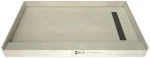 Tile Redi RT3648R-PVC Trench 48" X 36" Rectangular Shower Nickel New. Price: $859.30.