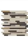 10PC Jeffrey Court Slate Beach Textured Interlocking Glass Mosaic Wall Tile New. Price: $129.99.