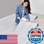 Rolls 15.7''X10FT Peel And Stick Vinyl Flooring Fogzuvr: 25.73 Sq.ft Self New. Price: $62.63.
