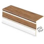 Cap-a-tread 2 Pk Hickory 47" L. Vinyl Overlay Stair & Reversible Riser Kit New. Price: $130.00.