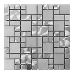 10 Sf- Stainless Steel Metal Pattern Mosaic Tile Kitchen Backsplash Wall Sink New. Price: $269.90.