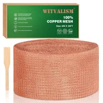 Copper Mesh Rodent Control, 4IN X 30FT Premium Wool Ideal For Hole Blocki New. Price: $12.17.
