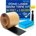 Rekven Pond Liner Seam Tape Kit - 30 Feet X Inch Double Sided Butyl ... New. Price: $37.65.