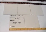 5 Pieces *gloss Biscuit* Ceramic Tiles By The Daltile CO....4-1/4" Square New Open. Price: $9.88.