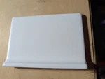 2 Pcs 1/4" X 6" Ceramic Tile Cove Base S3419T 61 Designer White American Olean New. Price: $13.50.