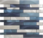 Weimeisc 10 Sheets Peel And Stick Backsplash 11.25 X 12.7 Inches, Blue Series New. Price: $83.39.
