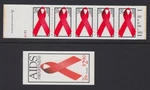 1993 Aids Awareness 29C BK213 Mint Sc 2806B Plate Number K111. Price: $6.10.