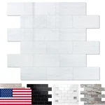 Reovatile 12X12" Peel & Stick Pvc Wall Backsplash Kitchen Bathroom 20-PACK New. Price: $108.74.