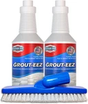 Clean-eez Grout Cleaner 2 Pack With Stand-up Brush Attachment Stain Remover He New. Price: $58.85.