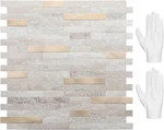 Stickgoo Peel And Backsplash, Pvc Wall Tiles On For Kitch New. Price: $82.79.