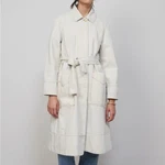 B Sides Trench Coat Tile White Size Small Pre-owned. Price: $199.00.