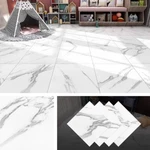 White Peel And Stick Floor Tile Marble 12X12 Inch Waterproof Vinyl New. Price: $15.48.
