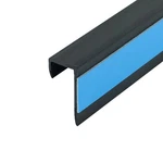 Outwater 1/2" Black Styrene J Channel Cap Mldg W/ Adhesive - Size Options New. Price: $102.99.