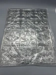 5- Fasade 18 In. X 24 Thermoplastic Backsplash Panel, Crosshatch Silver New. Price: $79.00.