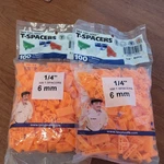 (2 Pack) Tavy Tile Flooring Spacers 1/4", 100 Per Bag 200 Total New. Price: $15.99.