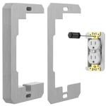 10 Pcs Wall Plate Spacer,spacers For Electrical Outlets, Metal Flush Silver New. Price: $9.11.