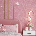 Rewallpaper 30INX16.5FT Pink Velvet Peel And Stick Removable Textured. Price: $86.42.