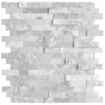 Sunwings 5-SHEET 12"X11" 3D Natural Marble Peel And Stick Backsplash Wall Tile New. Price: $59.99.