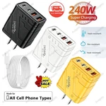 240W Supe Fast Charging Usb Type Wall Charger For Samsung Iphone Android New. Price: $8.99.