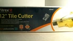 Vitrex A09267 12" Tile Cutter, Free Shipping New. Price: $29.99.