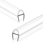 Frameless Shower Door Seal For 3/8" Thick Glass, 2 Pack X 78" U ... New. Price: $100.26.