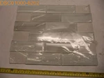 QTY=6 Panels: Msi Ivory Amber Beveled Subway 747583026330 Open. Price: $132.40.