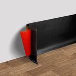 Vinyl Wall Baseboard Molding Trim 4" Flexible Self Adhesive Rubber New. Price: $53.99.