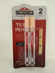 X-protector Water Based Grout Marker 2 Pcs With 8 Tips, Beige New. Price: $10.69.