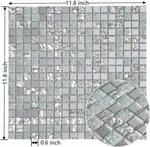 Diflart Mirror Glass Mosaic Tile Crystal Brick Frosted Backsplash For Kitchen New. Price: $33.59.