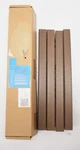 Newtechwood Quickdeck Composite Tiles 4 Piece Trim 1" X 1' Brazilian Ipe Open. Price: $16.99.