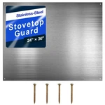 24 By 36 Inch Reversible Stainless Steel Backsplash Metal Kitchen Sto New. Price: $70.94.