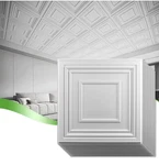 ART3D 12-PACK 24X24 Drop Ceiling Tiles 48 Sq.ft Pvc Wall Panels For Home Decor Open. Price: $58.75.