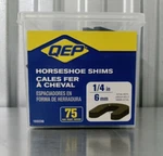 Qep Horseshoe Shims 1/4 Inch 6MM 75PC Per Box New. Price: $24.95.