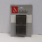 Daltile Dark Gray Glass CG0922CC1P 4PC Square Mosaic Sample New. Price: $6.13.
