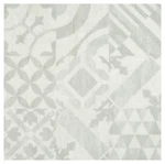 16 Pcs Daltile Luxury Vinyl Flooring 18" 2.5MM Grey Encaustic Look Open. Price: $32.95.