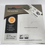 Trafficmaster Peel And Stick Carrara Marble Vinyl Floor Tile 12X12 30SQFT SS1212 Open. Price: $30.01.
