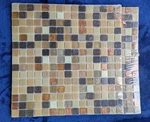 Two Elida Glass Mosaic Galaxy 304876 12X12 Open. Price: $25.00.