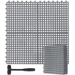 12 Pack Drainage Tiles Modular Interlocking Floor With Pc Plastic Ham... New. Price: $39.67.