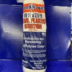 Film-gard 626170 Clear Polyethylene Sheeting 25 Lx 10 Ft. 4 Mil. Thick New. Price: $32.88.
